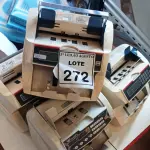 LOTE 272 - 05 MAQUINAS DE CONTAR DINHEIRO. (NO ESTADO) ATENÇÃO! FAZER A VISITAÇÃO ANTES DE ARREMATAR, NÃO SABEMOS SE FUNCIONA, LEILÃO NÃO TEM GARANTIA E NEM DEVOLUÇÃO, SUJEITO A POSSÍVEIS AVARIAS VISÍVEIS/OCULTAS E/OU AUSÊNCIA DE COMPONENTES.