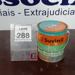 LOTE 288 - 01 LATA DE TINTA ESMALTE COR BRILHANTE TABACO 3,6L MARCA SUVINIL. (NO ESTADO) ATENÇÃO! FAZER A VISITAÇÃO ANTES DE ARREMATAR, NÃO SABEMOS SE FUNCIONA, LEILÃO NÃO TEM GARANTIA E NEM DEVOLUÇÃO, SUJEITO A POSSÍVEIS AVARIAS VISÍVEIS/OCULTAS E/OU AUSÊNCIA DE COMPONENTES.