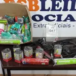 LOTE 047 - 01 LOTE COM GRANDE QUANTIDADE DE FITAS CASSETE, BATERIAS RONTEK, PAPEL TÉRMICO PARA FAX E ELETRÔNICOS DIVERSOS. (NO ESTADO) ATENÇÃO! FAZER A VISITAÇÃO ANTES DE ARREMATAR, NÃO SABEMOS SE FUNCIONA, LEILÃO NÃO TEM GARANTIA E NEM DEVOLUÇÃO, SUJEITO A POSSÍVEIS AVARIAS VISÍVEIS/OCULTAS E/OU AUSÊNCIA DE COMPONENTES.