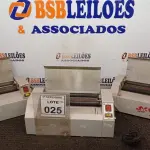 LOTE 025 - 03 PLASTIFICADORAS. (NO ESTADO) ATENÇÃO! FAZER A VISITAÇÃO ANTES DE ARREMATAR, NÃO SABEMOS SE FUNCIONA, LEILÃO NÃO TEM GARANTIA E NEM DEVOLUÇÃO, SUJEITO A POSSÍVEIS AVARIAS VISÍVEIS/OCULTAS E/OU AUSÊNCIA DE COMPONENTES.