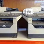 LOTE 257 - 02 IMPRESSORAS MULTIFUNCIONAIS MARCA BROTHER. (NO ESTADO) ATENÇÃO! FAZER A VISITAÇÃO ANTES DE ARREMATAR, NÃO SABEMOS SE FUNCIONA, LEILÃO NÃO TEM GARANTIA E NEM DEVOLUÇÃO, SUJEITO A POSSÍVEIS AVARIAS VISÍVEIS/OCULTAS E/OU AUSÊNCIA DE COMPONENTES.