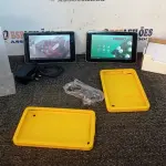 LOTE 228 - 02 TABLETS MARCA CCE COM FONTE. (NO ESTADO) ATENÇÃO! FAZER A VISITAÇÃO ANTES DE ARREMATAR, NÃO SABEMOS SE FUNCIONA, LEILÃO NÃO TEM GARANTIA E NEM DEVOLUÇÃO, SUJEITO A POSSÍVEIS AVARIAS VISÍVEIS/OCULTAS E/OU AUSÊNCIA DE COMPONENTES.