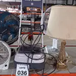 LOTE 036 - 03 VENTILADORES MARCAS E MODELOS DIVERSOS, 01 ABAJUR E 01 ENCERADEIRA MARCA ELECTROLUX. (NO ESTADO) ATENÇÃO! FAZER A VISITAÇÃO ANTES DE ARREMATAR, NÃO SABEMOS SE FUNCIONA, LEILÃO NÃO TEM GARANTIA E NEM DEVOLUÇÃO, SUJEITO A POSSÍVEIS AVARIAS VISÍVEIS/OCULTAS E/OU AUSÊNCIA DE COMPONENTES.