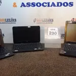 LOTE 230 - 03 NETBOOKS PARA RETIRADA DE PEÇAS. (NO ESTADO) ATENÇÃO! FAZER A VISITAÇÃO ANTES DE ARREMATAR, NÃO SABEMOS SE FUNCIONA, LEILÃO NÃO TEM GARANTIA E NEM DEVOLUÇÃO, SUJEITO A POSSÍVEIS AVARIAS VISÍVEIS/OCULTAS E/OU AUSÊNCIA DE COMPONENTES.