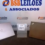 LOTE 301 - 01 NOTEBOOK APPLE E 01 NOTEBOOK MARCA LENOVO PARA RETIRADA DE PEÇAS. (NO ESTADO) ATENÇÃO! FAZER A VISITAÇÃO ANTES DE ARREMATAR, NÃO SABEMOS SE FUNCIONA, LEILÃO NÃO TEM GARANTIA E NEM DEVOLUÇÃO, SUJEITO A POSSÍVEIS AVARIAS VISÍVEIS/OCULTAS E/OU AUSÊNCIA DE COMPONENTES.