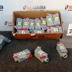 LOTE 218 - 01 LOTE COM GRANDE QUANTIDADE DE INTERRUPTORES E ACESSÓRIO. (NO ESTADO) ATENÇÃO! FAZER A VISITAÇÃO ANTES DE ARREMATAR, NÃO SABEMOS SE FUNCIONA, LEILÃO NÃO TEM GARANTIA E NEM DEVOLUÇÃO, SUJEITO A POSSÍVEIS AVARIAS VISÍVEIS/OCULTAS E/OU AUSÊNCIA DE COMPONENTES.