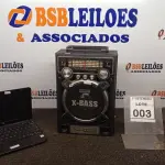 LOTE 003 - 01 RÁDIO E 01 NETBOOK MARCA HP. (NO ESTADO) ATENÇÃO! FAZER A VISITAÇÃO ANTES DE ARREMATAR, NÃO SABEMOS SE FUNCIONA, LEILÃO NÃO TEM GARANTIA E NEM DEVOLUÇÃO, SUJEITO A POSSÍVEIS AVARIAS VISÍVEIS/OCULTAS E/OU AUSÊNCIA DE COMPONENTES.