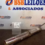 LOTE 276 - 01 BOMBA DE ÁGUA PARA POÇOS ARTESIANOS CROMADA. (NO ESTADO) ATENÇÃO! FAZER A VISITAÇÃO ANTES DE ARREMATAR, NÃO SABEMOS SE FUNCIONA, LEILÃO NÃO TEM GARANTIA E NEM DEVOLUÇÃO, SUJEITO A POSSÍVEIS AVARIAS VISÍVEIS/OCULTAS E/OU AUSÊNCIA DE COMPONENTES.