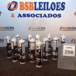 LOTE 298 - 12 BISNAGAS DE VEDA CALHA MARCA POLIPLÁS. (NO ESTADO) ATENÇÃO! FAZER A VISITAÇÃO ANTES DE ARREMATAR, NÃO SABEMOS SE FUNCIONA, LEILÃO NÃO TEM GARANTIA E NEM DEVOLUÇÃO, SUJEITO A POSSÍVEIS AVARIAS VISÍVEIS/OCULTAS E/OU AUSÊNCIA DE COMPONENTES.