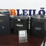 LOTE 059 - 03 FRAGMENTADORES DE PAPEL MARCAS E MODELOS DIVERSOS. (NO ESTADO) ATENÇÃO! FAZER A VISITAÇÃO ANTES DE ARREMATAR, NÃO SABEMOS SE FUNCIONA, LEILÃO NÃO TEM GARANTIA E NEM DEVOLUÇÃO, SUJEITO A POSSÍVEIS AVARIAS VISÍVEIS/OCULTAS E/OU AUSÊNCIA DE COMPONENTES.