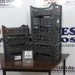 LOTE 423 - 10 CESTAS ORGANIZADORA. (NO ESTADO) ATENÇÃO! FAZER A VISITAÇÃO ANTES DE ARREMATAR, NÃO SABEMOS SE FUNCIONA, LEILÃO NÃO TEM GARANTIA E NEM DEVOLUÇÃO, SUJEITO A POSSÍVEIS AVARIAS VISÍVEIS/OCULTAS E/OU AUSÊNCIA DE COMPONENTES.