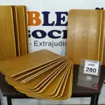 LOTE 280 - 20 PLACAS DE MADEIRA. (NO ESTADO) ATENÇÃO! FAZER A VISITAÇÃO ANTES DE ARREMATAR, NÃO SABEMOS SE FUNCIONA, LEILÃO NÃO TEM GARANTIA E NEM DEVOLUÇÃO, SUJEITO A POSSÍVEIS AVARIAS VISÍVEIS/OCULTAS E/OU AUSÊNCIA DE COMPONENTES.