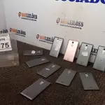 LOTE 175 - 10 CELULARES MARCA POSITIVO. (NO ESTADO) ATENÇÃO! FAZER A VISITAÇÃO ANTES DE ARREMATAR, NÃO SABEMOS SE FUNCIONA, LEILÃO NÃO TEM GARANTIA E NEM DEVOLUÇÃO, SUJEITO A POSSÍVEIS AVARIAS VISÍVEIS/OCULTAS E/OU AUSÊNCIA DE COMPONENTES