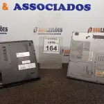 LOTE 164 - 02 NOTEBOOKS COM AVARIAS. (NO ESTADO) ATENÇÃO! FAZER A VISITAÇÃO ANTES DE ARREMATAR, NÃO SABEMOS SE FUNCIONA, LEILÃO NÃO TEM GARANTIA E NEM DEVOLUÇÃO, SUJEITO A POSSÍVEIS AVARIAS VISÍVEIS/OCULTAS E/OU AUSÊNCIA DE COMPONENTES