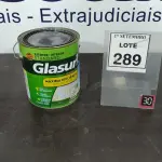 LOTE 289 - 01 LATA DE ACRÍLICO FOSCO 3,6L NA COR FOSCO EQUILÍBRIO MARCA GLASURIT. (NO ESTADO) ATENÇÃO! FAZER A VISITAÇÃO ANTES DE ARREMATAR, NÃO SABEMOS SE FUNCIONA, LEILÃO NÃO TEM GARANTIA E NEM DEVOLUÇÃO, SUJEITO A POSSÍVEIS AVARIAS VISÍVEIS/OCULTAS E/OU AUSÊNCIA DE COMPONENTES.