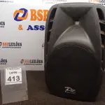 LOTE 413 - 01 CAIXA DE SOM MARCA PZ PRO ÁUDIO. (NO ESTADO) ATENÇÃO! FAZER A VISITAÇÃO ANTES DE ARREMATAR, NÃO SABEMOS SE FUNCIONA. LEILÃO NÃO TEM GARANTIA E NEM DEVOLUÇÃO, SUJEITO A POSSÍVEIS AVARIAS VISÍVEIS/OCULTAS E/OU AUSÊNCIA DE COMPONENTES.