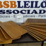 LOTE 243 - 20 PLACAS DE MADEIRA. (NO ESTADO) ATENÇÃO! FAZER A VISITAÇÃO ANTES DE ARREMATAR, NÃO SABEMOS SE FUNCIONA, LEILÃO NÃO TEM GARANTIA E NEM DEVOLUÇÃO, SUJEITO A POSSÍVEIS AVARIAS VISÍVEIS/OCULTAS E/OU AUSÊNCIA DE COMPONENTES.