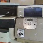 LOTE 466 - 04 IMPRESSORAS E 01 SCANNER DE MARCAS E MODELOS DIVERSOS. (NO ESTADO) ATENÇÃO! FAZER A VISITAÇÃO ANTES DE ARREMATAR, NÃO SABEMOS SE FUNCIONA, LEILÃO NÃO TEM GARANTIA E NEM DEVOLUÇÃO, SUJEITO A POSSÍVEIS AVARIAS VISÍVEIS/OCULTAS E/OU AUSÊNCIA DE COMPONENTES.