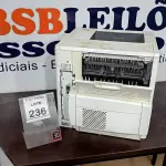 LOTE 236 - 01 IMPRESSORA MARCA HP M605. (NO ESTADO) ATENÇÃO! FAZER A VISITAÇÃO ANTES DE ARREMATAR, NÃO SABEMOS SE FUNCIONA, LEILÃO NÃO TEM GARANTIA E NEM DEVOLUÇÃO, SUJEITO A POSSÍVEIS AVARIAS VISÍVEIS/OCULTAS E/OU AUSÊNCIA DE COMPONENTES