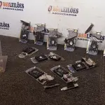 LOTE 190 - 11 PLACAS DE VÍDEO SLIM COM HDMI. (NO ESTADO) ATENÇÃO! FAZER A VISITAÇÃO ANTES DE ARREMATAR, NÃO SABEMOS SE FUNCIONA, LEILÃO NÃO TEM GARANTIA E NEM DEVOLUÇÃO, SUJEITO A POSSÍVEIS AVARIAS VISÍVEIS/OCULTAS E/OU AUSÊNCIA DE COMPONENTES