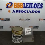 LOTE 457 - 01 LATA DE ESMALTE SINTÉTICO PREMIERLUX DE 3,6L NA COR CINZA MÉDIO MARCA PREMIER. (NO ESTADO) ATENÇÃO! FAZER A VISITAÇÃO ANTES DE ARREMATAR, NÃO SABEMOS SE FUNCIONA, LEILÃO NÃO TEM GARANTIA E NEM DEVOLUÇÃO, SUJEITO A POSSÍVEIS AVARIAS VISÍVEIS/OCULTAS E/OU AUSÊNCIA DE COMPONENTES.