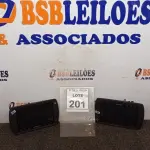 LOTE 201 - 02 TABLETS MARCA MOTOROLA. (NO ESTADO) ATENÇÃO! FAZER A VISITAÇÃO ANTES DE ARREMATAR, NÃO SABEMOS SE FUNCIONA, LEILÃO NÃO TEM GARANTIA E NEM DEVOLUÇÃO, SUJEITO A POSSÍVEIS AVARIAS VISÍVEIS/OCULTAS E/OU AUSÊNCIA DE COMPONENTES