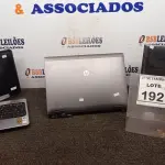 LOTE 192 - 02 NOTEBOOKS MARCA HP E 01 NOTEBOOK MARCA POSITIVO. (NO ESTADO) ATENÇÃO! FAZER A VISITAÇÃO ANTES DE ARREMATAR, NÃO SABEMOS SE FUNCIONA, LEILÃO NÃO TEM GARANTIA E NEM DEVOLUÇÃO, SUJEITO A POSSÍVEIS AVARIAS VISÍVEIS/OCULTAS E/OU AUSÊNCIA DE COMPONENTES