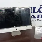 LOTE 241 - 01 IMAC I7 COM AVARIAS. (NO ESTADO) ATENÇÃO! FAZER A VISITAÇÃO ANTES DE ARREMATAR, NÃO SABEMOS SE FUNCIONA, LEILÃO NÃO TEM GARANTIA E NEM DEVOLUÇÃO, SUJEITO A POSSÍVEIS AVARIAS VISÍVEIS/OCULTAS E/OU AUSÊNCIA DE COMPONENTES