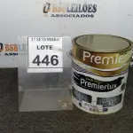LOTE 446 - 01 LATA DE ESMALTE SINTÉTICO PREMIERLUX DE 3,6L NA COR CINZA MÉDIO MARCA PREMIER. (NO ESTADO) ATENÇÃO! FAZER A VISITAÇÃO ANTES DE ARREMATAR, NÃO SABEMOS SE FUNCIONA, LEILÃO NÃO TEM GARANTIA E NEM DEVOLUÇÃO, SUJEITO A POSSÍVEIS AVARIAS VISÍVEIS/OCULTAS E/OU AUSÊNCIA DE COMPONENTES.