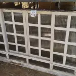 LOTE 478 - 01 JANELA DE FERRO COM VIDRO 1,97X1,18. (NO ESTADO) ATENÇÃO! FAZER A VISITAÇÃO ANTES DE ARREMATAR, NÃO SABEMOS SE FUNCIONA, LEILÃO NÃO TEM GARANTIA E NEM DEVOLUÇÃO, SUJEITO A POSSÍVEIS AVARIAS VISÍVEIS/OCULTAS E/OU AUSÊNCIA DE COMPONENTES.