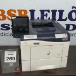 LOTE 269 - 01 IMPRESSORA MULTIFUNCIONAL COM TELA DIGITAL MODELO C400 MARCA XEROX. (NO ESTADO) ATENÇÃO! FAZER A VISITAÇÃO ANTES DE ARREMATAR, NÃO SABEMOS SE FUNCIONA, LEILÃO NÃO TEM GARANTIA E NEM DEVOLUÇÃO, SUJEITO A POSSÍVEIS AVARIAS VISÍVEIS/OCULTAS E/OU AUSÊNCIA DE COMPONENTES.