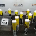 LOTE 464 - 14 BISNAGAS DE SILICONE ACÉTICO 270ML MARCA PROSI. (NO ESTADO) ATENÇÃO! FAZER A VISITAÇÃO ANTES DE ARREMATAR, NÃO SABEMOS SE FUNCIONA, LEILÃO NÃO TEM GARANTIA E NEM DEVOLUÇÃO, SUJEITO A POSSÍVEIS AVARIAS VISÍVEIS/OCULTAS E/OU AUSÊNCIA DE COMPONENTES.