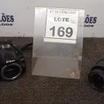 LOTE 169 - 01 CÂMERA NIKON D300 COM LENTE. (NO ESTADO) ATENÇÃO! FAZER A VISITAÇÃO ANTES DE ARREMATAR, NÃO SABEMOS SE FUNCIONA, LEILÃO NÃO TEM GARANTIA E NEM DEVOLUÇÃO, SUJEITO A POSSÍVEIS AVARIAS VISÍVEIS/OCULTAS E/OU AUSÊNCIA DE COMPONENTES