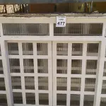LOTE 477 - 01 JANELA DE FERRO COM VIDRO 2,23X1,18. (NO ESTADO) ATENÇÃO! FAZER A VISITAÇÃO ANTES DE ARREMATAR, NÃO SABEMOS SE FUNCIONA, LEILÃO NÃO TEM GARANTIA E NEM DEVOLUÇÃO, SUJEITO A POSSÍVEIS AVARIAS VISÍVEIS/OCULTAS E/OU AUSÊNCIA DE COMPONENTES.