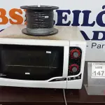 LOTE 147 - 01 FORNO ELÉTRICO E 01 ROLO DE CABO DE AÇO. (NO ESTADO) ATENÇÃO! FAZER A VISITAÇÃO ANTES DE ARREMATAR, NÃO SABEMOS SE FUNCIONA, LEILÃO NÃO TEM GARANTIA E NEM DEVOLUÇÃO, SUJEITO A POSSÍVEIS AVARIAS VISÍVEIS/OCULTAS E/OU AUSÊNCIA DE COMPONENTES.