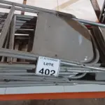 LOTE 402 - 08 CADEIRAS DOBRÁVEIS DE FERRO. (NO ESTADO) ATENÇÃO! FAZER A VISITAÇÃO ANTES DE ARREMATAR, NÃO SABEMOS SE FUNCIONA. LEILÃO NÃO TEM GARANTIA E NEM DEVOLUÇÃO, SUJEITO A POSSÍVEIS AVARIAS VISÍVEIS/OCULTAS E/OU AUSÊNCIA DE COMPONENTES.