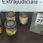LOTE 277 - 05 LATAS DE ESMALTE SINTÉTICO DE 900ML CORES VARIADAS MARCA GLASURIT. (NO ESTADO) ATENÇÃO! FAZER A VISITAÇÃO ANTES DE ARREMATAR, NÃO SABEMOS SE FUNCIONA, LEILÃO NÃO TEM GARANTIA E NEM DEVOLUÇÃO, SUJEITO A POSSÍVEIS AVARIAS VISÍVEIS/OCULTAS E/OU AUSÊNCIA DE COMPONENTES.
