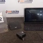 LOTE 182 - 01 HP ELITE PAD COM FONTE. (NO ESTADO) ATENÇÃO! FAZER A VISITAÇÃO ANTES DE ARREMATAR, NÃO SABEMOS SE FUNCIONA, LEILÃO NÃO TEM GARANTIA E NEM DEVOLUÇÃO, SUJEITO A POSSÍVEIS AVARIAS VISÍVEIS/OCULTAS E/OU AUSÊNCIA DE COMPONENTES