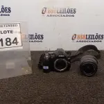 LOTE 184 - 01 CÂMERA NIKON D300 COM LENTE. (NO ESTADO) ATENÇÃO! FAZER A VISITAÇÃO ANTES DE ARREMATAR, NÃO SABEMOS SE FUNCIONA, LEILÃO NÃO TEM GARANTIA E NEM DEVOLUÇÃO, SUJEITO A POSSÍVEIS AVARIAS VISÍVEIS/OCULTAS E/OU AUSÊNCIA DE COMPONENTES
