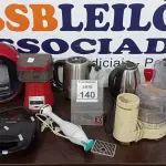 LOTE 140 - 02 GARRAFAS TÉRMICAS, 02 MOTORES DE LIQUIDIFICADOR, 01 COPO DE LIQUIDIFICADOR 01 SANDUICHEIRA, 01 CAFETEIRA, 01 MULTIPROCESSADOR E 01 MIXER. (NO ESTADO) ATENÇÃO! FAZER A VISITAÇÃO ANTES DE ARREMATAR, NÃO SABEMOS SE FUNCIONA, LEILÃO NÃO TEM GARANTIA E NEM DEVOLUÇÃO, SUJEITO A POSSÍVEIS AVARIAS VISÍVEIS/OCULTAS E/OU AUSÊNCIA DE COMPONENTES.