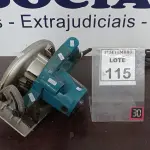 LOTE 115 - 01 SERRA CIRCULAR MAKITA 5007N. (NO ESTADO) ATENÇÃO! FAZER A VISITAÇÃO ANTES DE ARREMATAR, NÃO SABEMOS SE FUNCIONA, LEILÃO NÃO TEM GARANTIA E NEM DEVOLUÇÃO, SUJEITO A POSSÍVEIS AVARIAS VISÍVEIS/OCULTAS E/OU AUSÊNCIA DE COMPONENTES.