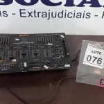 LOTE 076 - 01 MESA DE SOM GEMINI. (NO ESTADO) ATENÇÃO! FAZER A VISITAÇÃO ANTES DE ARREMATAR, NÃO SABEMOS SE FUNCIONA, LEILÃO NÃO TEM GARANTIA E NEM DEVOLUÇÃO, SUJEITO A POSSÍVEIS AVARIAS VISÍVEIS/OCULTAS E/OU AUSÊNCIA DE COMPONENTES.