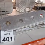 LOTE 401 - 02 VARAIS RETRATEIS E 01 SUPORTE DE BANHEIRO. (NO ESTADO) ATENÇÃO! FAZER A VISITAÇÃO ANTES DE ARREMATAR, NÃO SABEMOS SE FUNCIONA, LEILÃO NÃO TEM GARANTIA E NEM DEVOLUÇÃO, SUJEITO A POSSÍVEIS AVARIAS VISÍVEIS/OCULTAS E/OU AUSÊNCIA DE COMPONENTES.