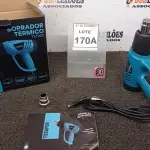 LOTE 170 - 01 SOPRADOR TÉRMICO 200W DUAS VELOCIDADES. (NO ESTADO) ATENÇÃO! FAZER A VISITAÇÃO ANTES DE ARREMATAR, NÃO SABEMOS SE FUNCIONA, LEILÃO NÃO TEM GARANTIA E NEM DEVOLUÇÃO, SUJEITO A POSSÍVEIS AVARIAS VISÍVEIS/OCULTAS E/OU AUSÊNCIA DE COMPONENTES.