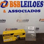 LOTE 080 - 01 ESMERILHADEIRA ANGULAR 220V 710W ACESSÓRIOS 1CHAVE 1 PROTETOR 1MANOPLA. (NO ESTADO) ATENÇÃO! FAZER A VISITAÇÃO ANTES DE ARREMATAR, NÃO SABEMOS SE FUNCIONA, LEILÃO NÃO TEM GARANTIA E NEM DEVOLUÇÃO, SUJEITO A POSSÍVEIS AVARIAS VISÍVEIS/OCULTAS E/OU AUSÊNCIA DE COMPONENTES.