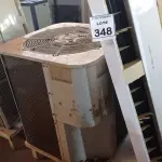 LOTE 348 - 01 AR CONDICIONADO 56000BTUS MARCA ELECTROLUX. (NO ESTADO) ATENÇÃO! FAZER A VISITAÇÃO ANTES DE ARREMATAR, NÃO SABEMOS SE FUNCIONA, LEILÃO NÃO TEM GARANTIA E NEM DEVOLUÇÃO, SUJEITO A POSSÍVEIS AVARIAS VISÍVEIS/OCULTAS E/OU AUSÊNCIA DE COMPONENTES.