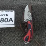 LOTE 280 - 01 FACA IMPORTADA 20CM FULL TANG CABO EM MADEIRA BAINHA DE NAPA. (NO ESTADO) ATENÇÃO! FAZER A VISITAÇÃO ANTES DE ARREMATAR, NÃO SABEMOS SE FUNCIONA. LEILÃO NÃO TEM GARANTIA E NEM DEVOLUÇÃO, SUJEITO A POSSÍVEIS AVARIAS VISÍVEIS/OCULTAS E/OU AUSÊNCIA DE COMPONENTES.