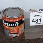 LOTE 431 - 01 LATA DE ESMALTE SINTÉTICO COM 3,6L NA COR BRILHANTE LARANJA IPÊ MARCA GLASURIT. (NO ESTADO) ATENÇÃO! FAZER A VISITAÇÃO ANTES DE ARREMATAR, NÃO SABEMOS SE FUNCIONA, LEILÃO NÃO TEM GARANTIA E NEM DEVOLUÇÃO, SUJEITO A POSSÍVEIS AVARIAS VISÍVEIS/OCULTAS E/OU AUSÊNCIA DE COMPONENTES.