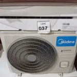 LOTE 037 - 01 AR CONDICIONADO MIDEA INVERTER 12.000 BTUS (NO ESTADO EM QUE SE ENCONTRA. SUJEITO A AVARIAS OCULTAS/VISÍVEIS.) BF1638C