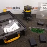 LOTE 130 - 01 NIVEL A LASER COM 2 BATERIAS MALETA ÓCULOS DE PROTEÇÃO. (NO ESTADO) ATENÇÃO! FAZER A VISITAÇÃO ANTES DE ARREMATAR, NÃO SABEMOS SE FUNCIONA, LEILÃO NÃO TEM GARANTIA E NEM DEVOLUÇÃO, SUJEITO A POSSÍVEIS AVARIAS VISÍVEIS/OCULTAS E/OU AUSÊNCIA DE COMPONENTES.